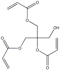 Trisacrylic acid 2-(hydroxymethyl)propane-1,2,3-triyl ester Structure