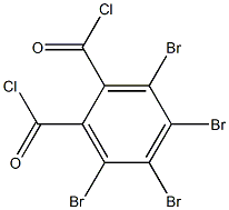 Tetrabromophthalic acid dichloride Structure