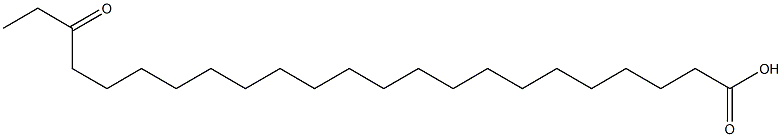 21-オキソトリコサン酸 化学構造式