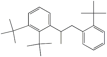 2-(2,3-Di-tert-butylphenyl)-1-(2-tert-butylphenyl)propane Structure