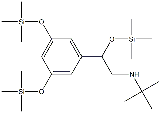tert-Butyl[2-[3,5-bis[(trimethylsilyl)oxy]phenyl]-2-[(trimethylsilyl)oxy]ethyl]amine,,结构式