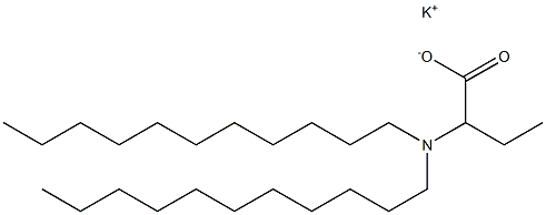 2-(Diundecylamino)butyric acid potassium salt Structure