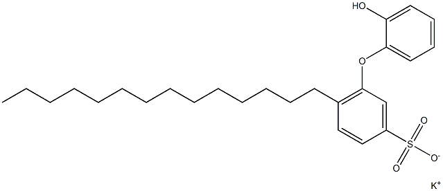 2'-Hydroxy-6-tetradecyl[oxybisbenzene]-3-sulfonic acid potassium salt