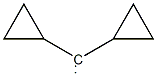 Dicyclopropylcarbene Structure