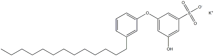 5-Hydroxy-3'-tridecyl[oxybisbenzene]-3-sulfonic acid potassium salt|