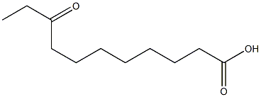 9-オキソウンデカン酸 化学構造式