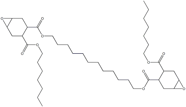  Bis[2-(heptyloxycarbonyl)-4,5-epoxy-1-cyclohexanecarboxylic acid]1,12-dodecanediyl ester