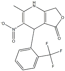  2-Methyl-3-nitro-4-[2-(trifluoromethyl)phenyl]-1,4-dihydrofuro[3,4-b]pyridin-5(7H)-one