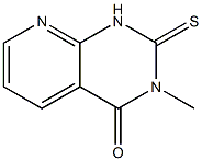 1,2-Dihydro-3-methyl-2-thioxopyrido[2,3-d]pyrimidin-4(3H)-one,,结构式