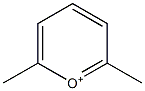 2,6-Dimethylpyrylium Structure