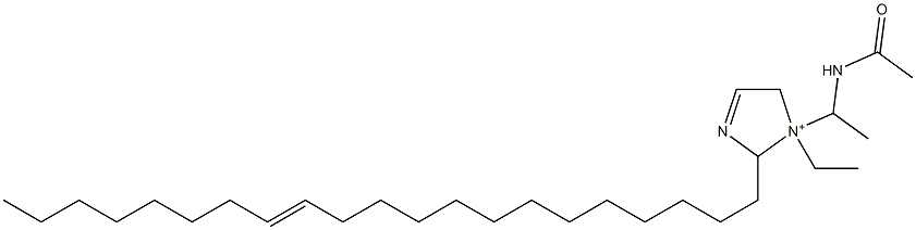 1-[1-(Acetylamino)ethyl]-1-ethyl-2-(13-henicosenyl)-3-imidazoline-1-ium Structure