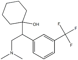 1-[1-(3-Trifluoromethylphenyl)-2-dimethylaminoethyl]cyclohexanol 结构式