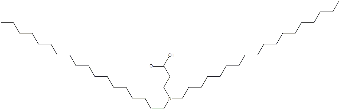 3-(Dioctadecylamino)propanoic acid,,结构式