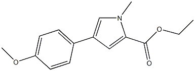 1-Methyl-4-(4-methoxyphenyl)-1H-pyrrole-2-carboxylic acid ethyl ester