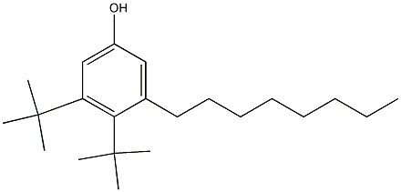 4,5-Di-tert-butyl-3-octylphenol Structure