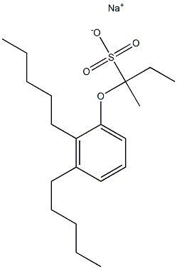 2-(2,3-Dipentylphenoxy)butane-2-sulfonic acid sodium salt