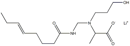 2-[N-(3-Hydroxypropyl)-N-(5-octenoylaminomethyl)amino]propionic acid lithium salt