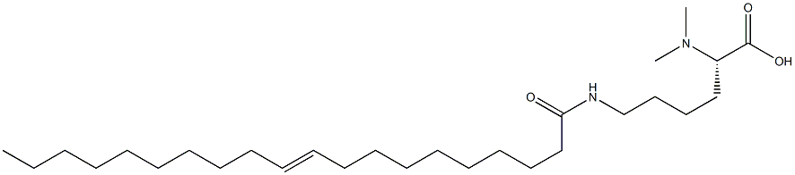 N6-(10-Icosenoyl)-N2,N2-dimethyllysine,,结构式