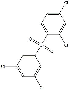 2,4-Dichlorophenyl 3,5-dichlorophenyl sulfone Struktur