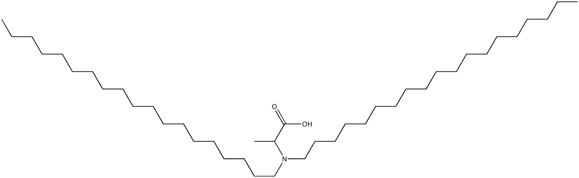 2-(Dinonadecylamino)propanoic acid Structure