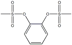 1,2-Benzenediol di(methanesulfonate),,结构式