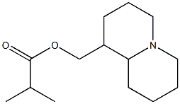 Octahydro-2H-quinolizine-1-methanol isobutyrate,,结构式