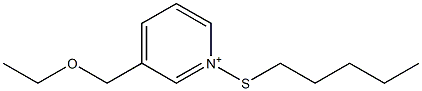 3-(Ethoxymethyl)-1-(pentylthio)pyridinium