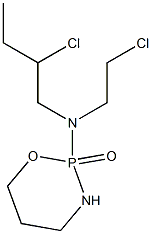 テトラヒドロ-2-[N-(2-クロロブチル)-N-(2-クロロエチル)アミノ]-2H-1,3,2-オキサザホスホリン2-オキシド 化学構造式