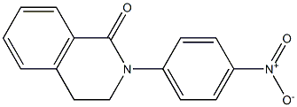 3,4-Dihydro-2-(4-nitrophenyl)isoquinolin-1(2H)-one,,结构式