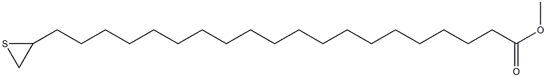 21,22-Epithiodocosanoic acid methyl ester Structure