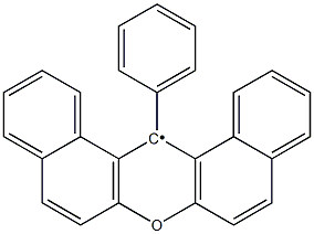14-Phenyl-14H-dibenzo[a,j]xanthen-14-ylradical Structure