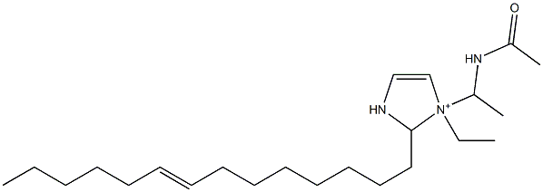 1-[1-(Acetylamino)ethyl]-1-ethyl-2-(8-tetradecenyl)-4-imidazoline-1-ium|
