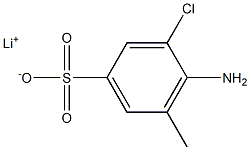 4-Amino-3-chloro-5-methylbenzenesulfonic acid lithium salt