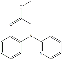 N-(2-Pyridyl)-L-phenylglycine methyl ester Structure