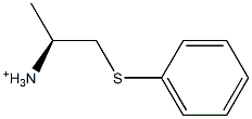 (S)-1-Methyl-2-phenylthioethanaminium Structure