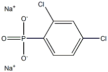 2,4-Dichlorophenylphosphonic acid disodium salt Structure