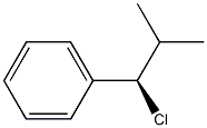 (+)-[(R)-1-Chloro-2-methylpropyl]benzene,,结构式