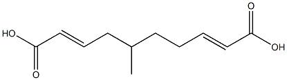1,2-プロパンジオールビスクロトナート 化学構造式