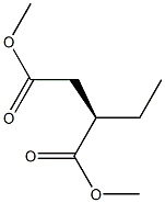 (R)-2-エチルこはく酸ジメチル 化学構造式