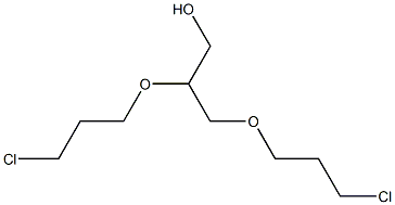 2,3-Bis(3-chloropropoxy)-1-propanol,,结构式