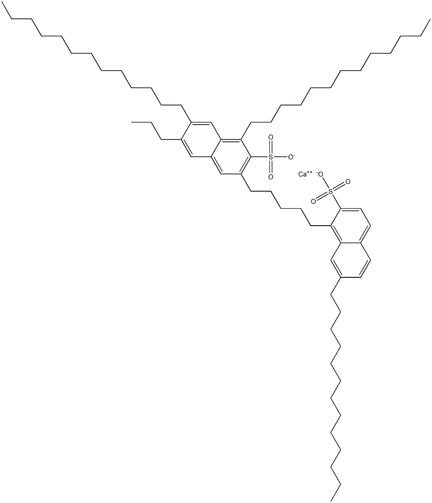 Bis(1,7-ditridecyl-2-naphthalenesulfonic acid)calcium salt