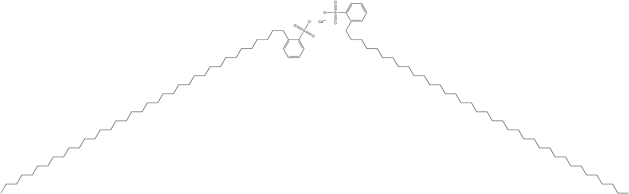 Bis[2-(heptatriacontan-1-yl)benzenesulfonic acid]calcium salt,,结构式