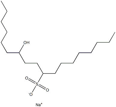 12-Hydroxyoctadecane-9-sulfonic acid sodium salt