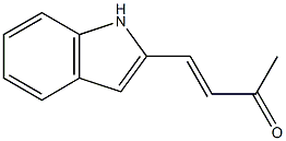 (E)-4-(1H-Indol-2-yl)-3-buten-2-one,,结构式