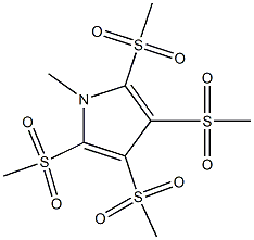 1-Methyl-2,3,4,5-tetrakis(methylsulfonyl)-1H-pyrrole|