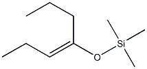 (E)-4-(Trimethylsiloxy)-3-heptene 结构式