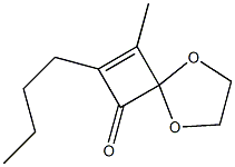 7-Butyl-8-methyl-1,4-dioxaspiro[4.3]oct-7-en-6-one