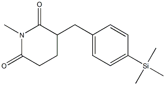  3-(4-Trimethylsilylbenzyl)-1-methylpiperidine-2,6-dione