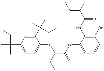 6-(2-Fluoropentanoylamino)-5-[2-(2,4-di-tert-amylphenoxy)butyrylamino]phenol