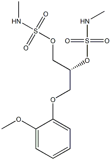 Bis(methylsulfamic acid)[R,(+)]-3-(2-methoxyphenoxy)-1,2-propanediyl ester